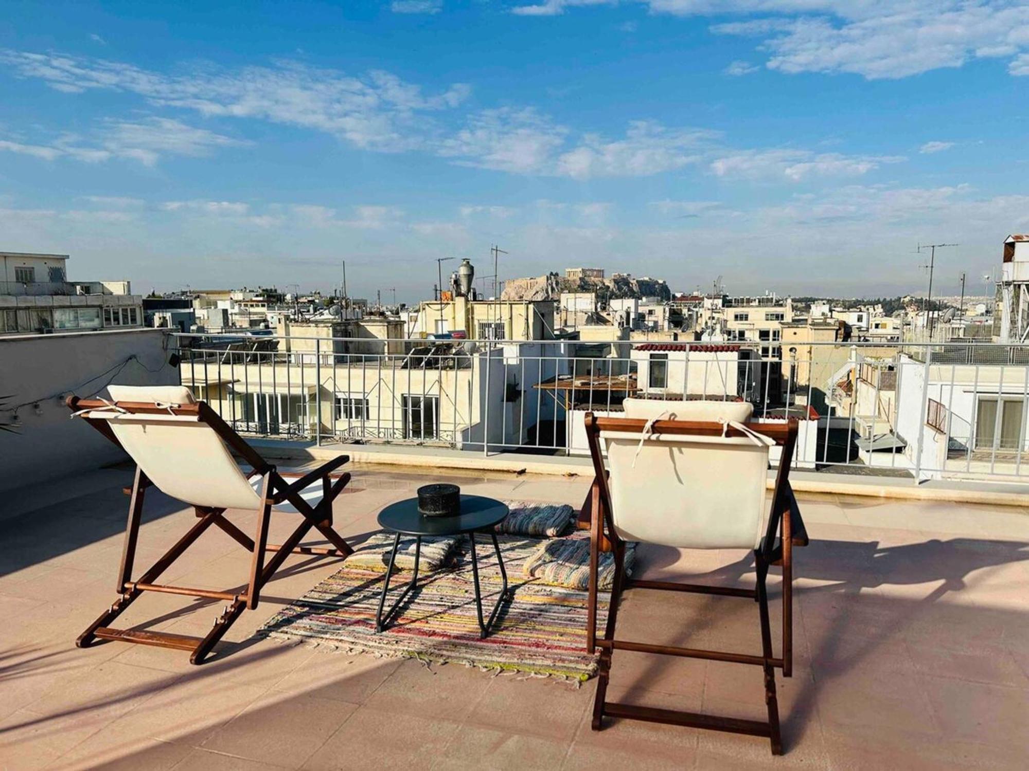 200Mbps Wifi - Penthouse With Acropolis View Apartment Athens Luaran gambar