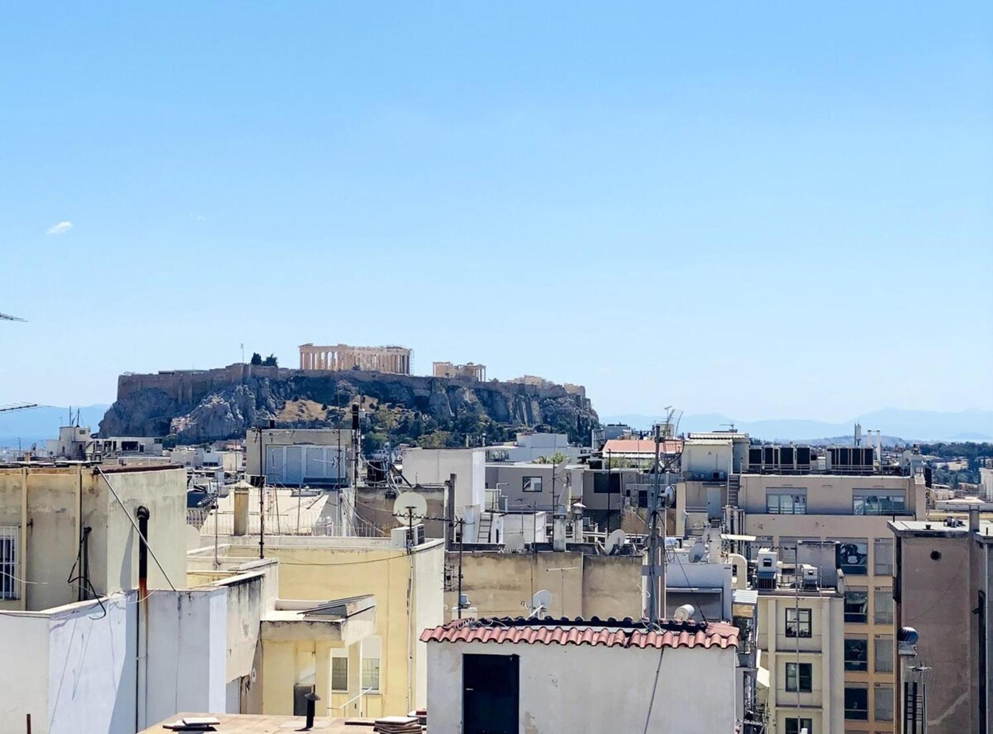 200Mbps Wifi - Penthouse With Acropolis View Apartment Athens Luaran gambar